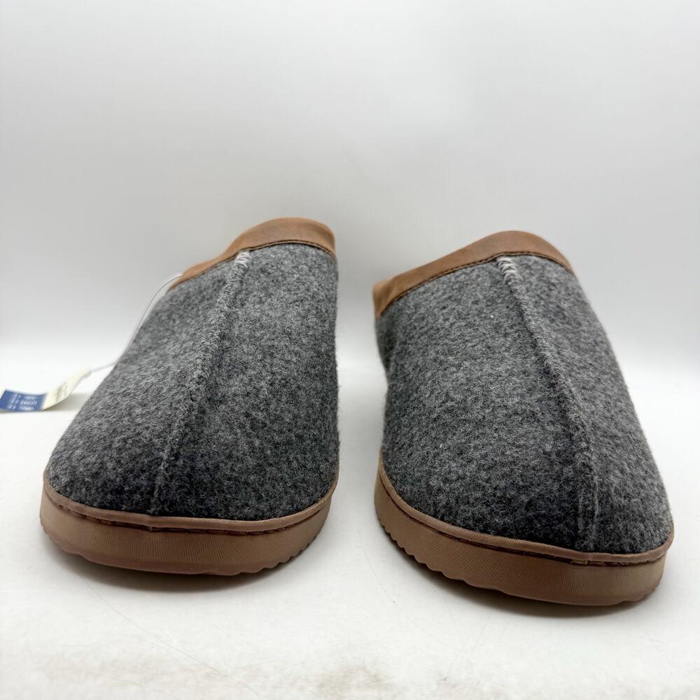 Dearfoams Mens Warner Clog Slippers US XL 13-14 EU 46.5 Grey NWT - Picture 6 of 12